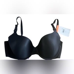Warner's Classic Black Bra/34C/NWT